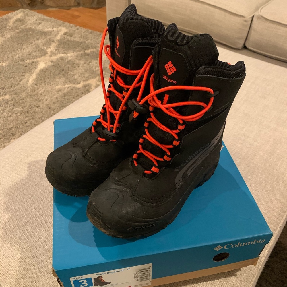 Kids’ Columbia bugaboot winter boots size 3